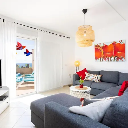 Casa Almendra - Private Pool - Ocean View - Bbq - Garden - Terrace - Free Wifi - Child & Pet-friendly - 4 Bedrooms - 8 People *